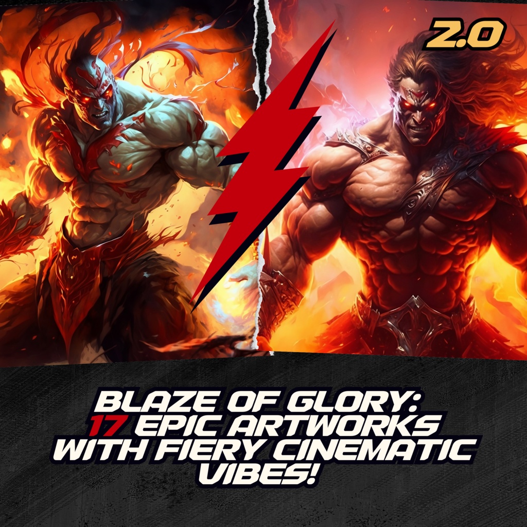 Blaze of Glory: 17 Epic Artworks with Fiery Cinematic Vibes! - The Epic 2.0 Collection