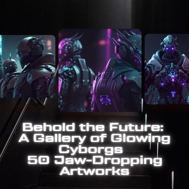 50 Epic Scenes of Futuristic Cyborgs Pack: A Gallery of Power and Progression | Vol 01