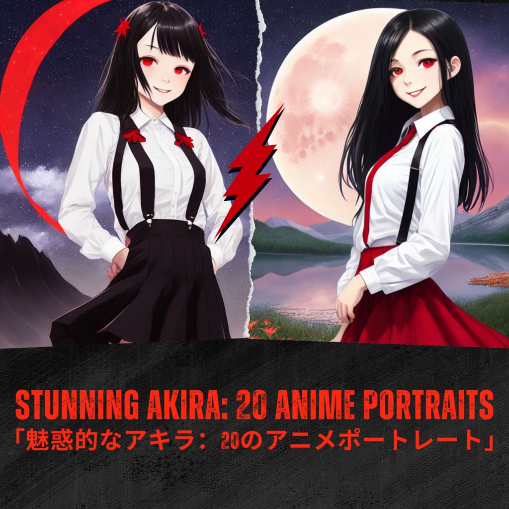 Stunning Akira: 20 Anime Portraits |「魅惑的なアキラ：20のアニメポートレート」