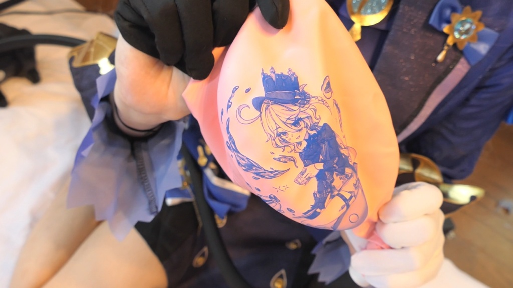 36インチイラスト風船ブロワー割り