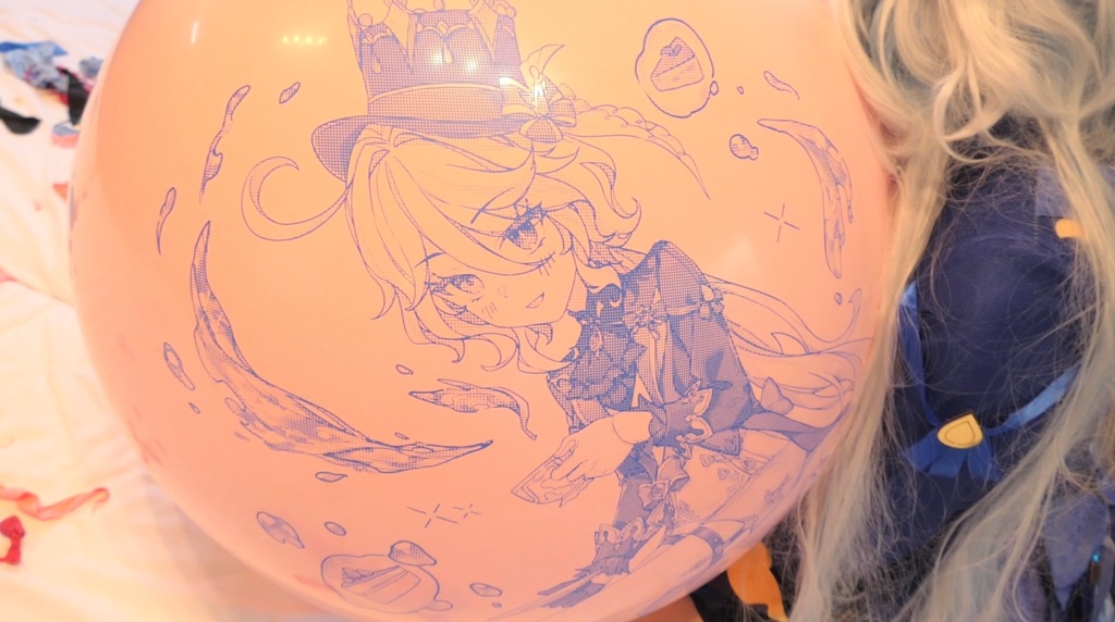 36インチイラスト風船ブロワー割り