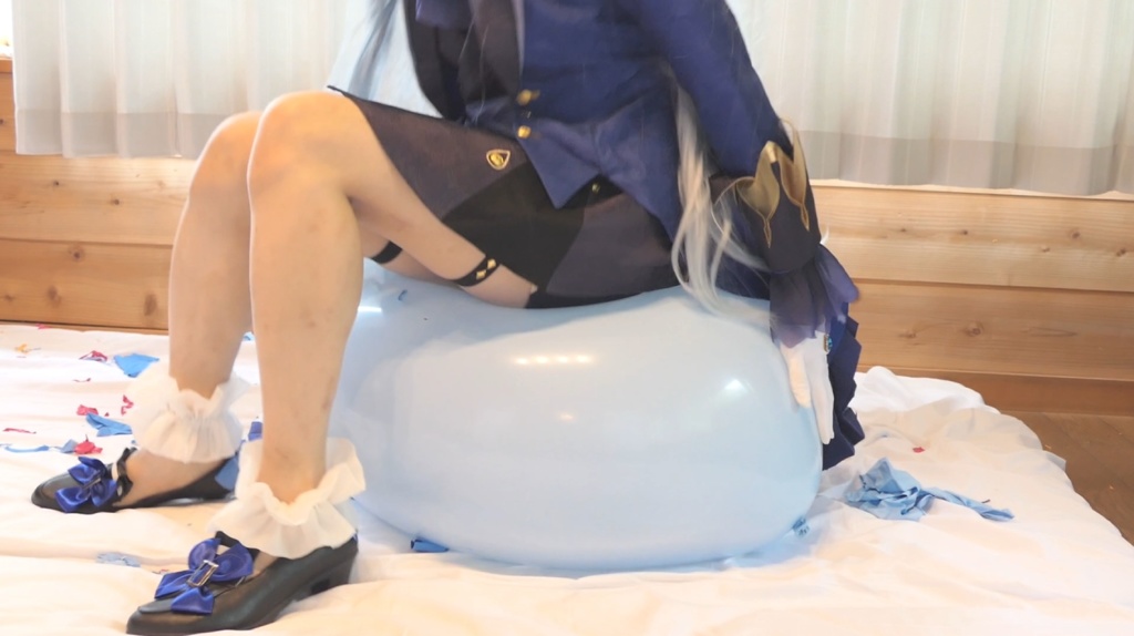 24インチ風船ヒール割り&お尻割り