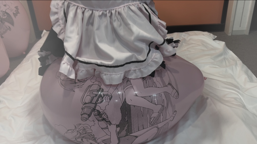 18インチイラスト風船おしり割り