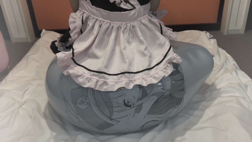 18インチイラスト風船おしり割り