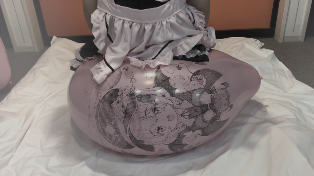 18インチイラスト風船おしり割り