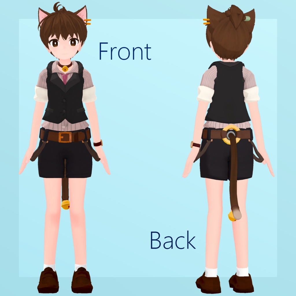 【サポート終了】オリジナル3Dモデル 猫丸くん