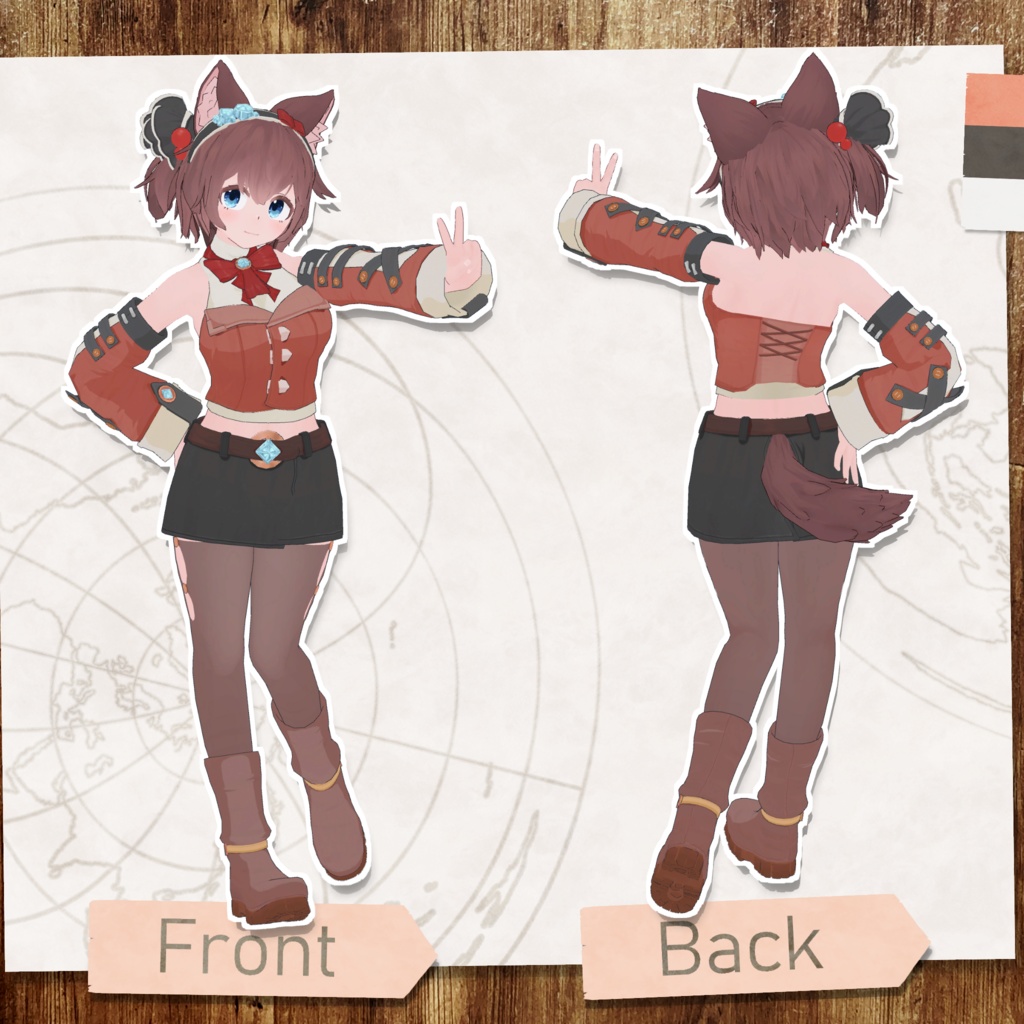 【サポート終了】オリジナル3Dモデル「リコロル」