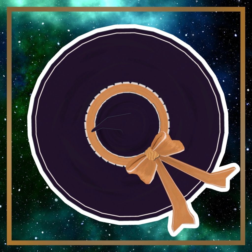 【無料】ハロウィン帽子3Dモデル