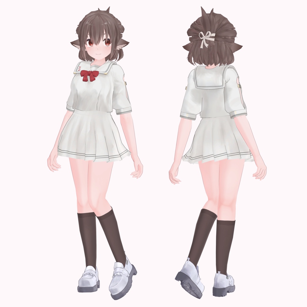 【無料あり】オリジナル3Dモデル「ショコラッタ」【PC/Quest/ios/VRM対応】