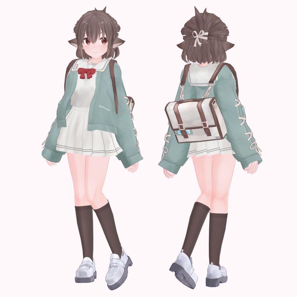 【無料あり】オリジナル3Dモデル「ショコラッタ」【PC/Quest/ios/VRM対応】