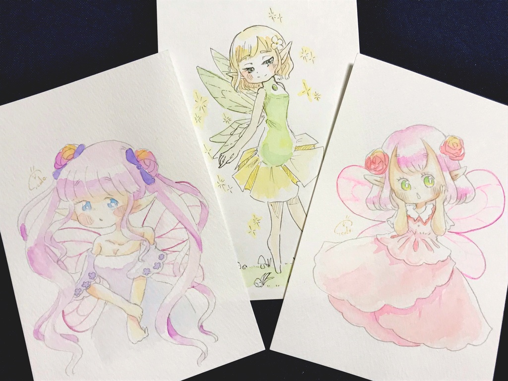 ドローイング"妖精シリーズ"