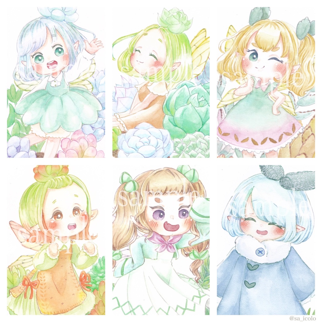 イラスト集"Plants Fairy"