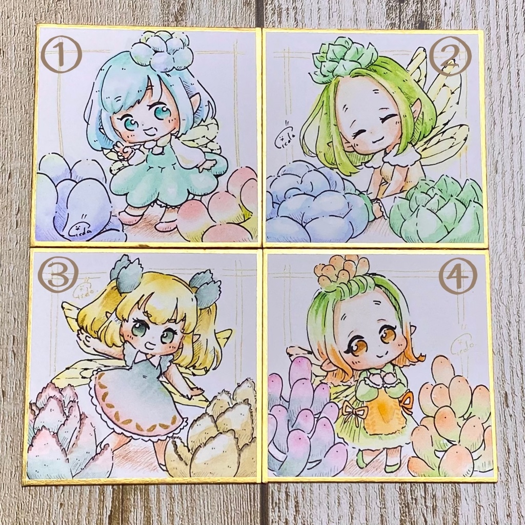 豆色紙『Plants Fairly』シリーズ
