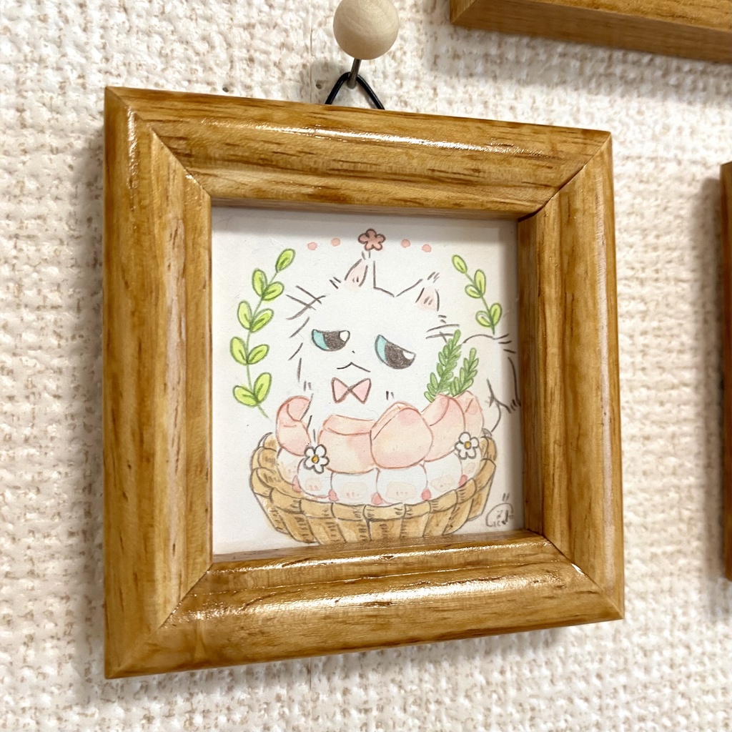 ネコたちのタルト【ミニ原画】