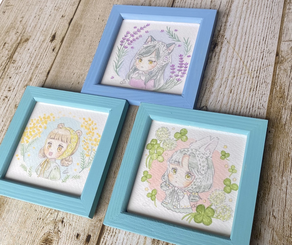 けもみみ×バブーシュカ 額装原画