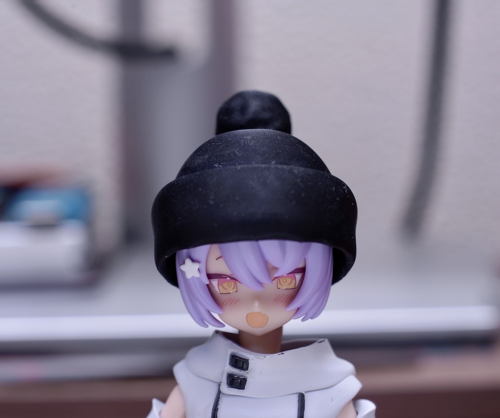 ポンポン付きキャップ(マオ専用設計) 