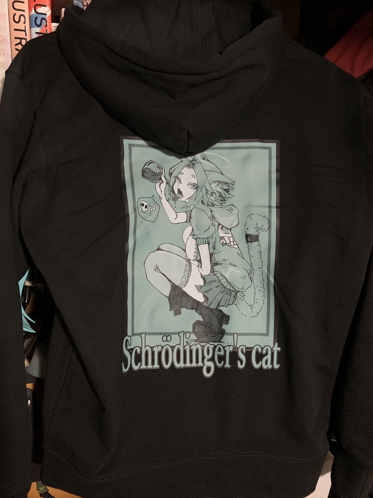 シュレディンガーの猫パーカー
