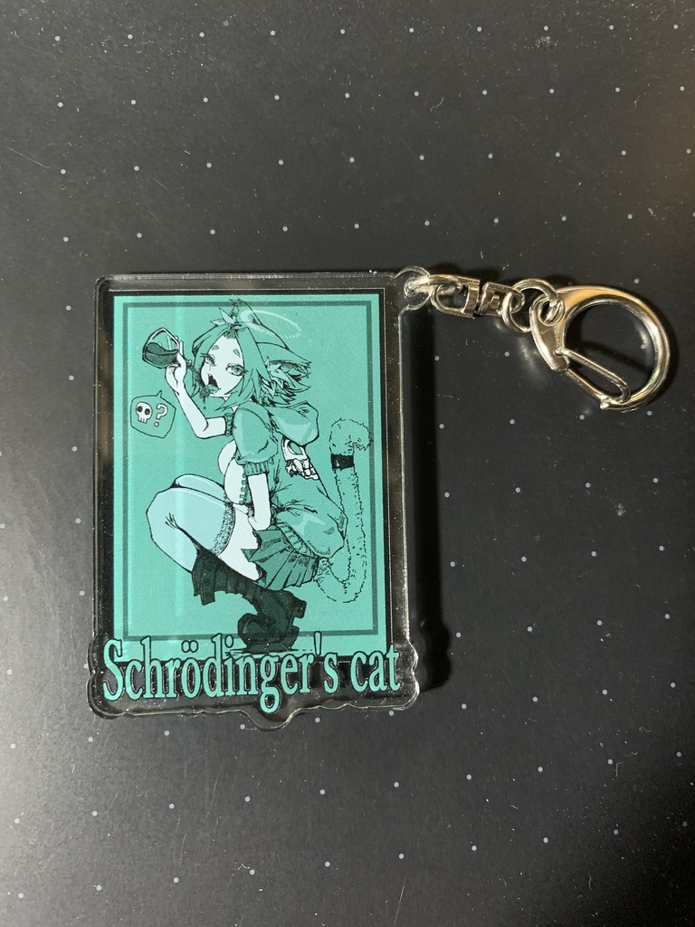 シュレディンガーの猫 キーホルダー