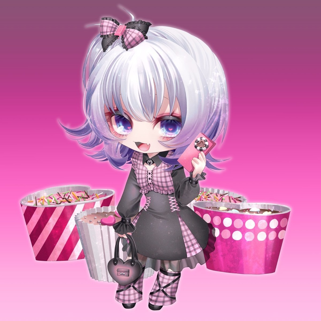 ちびキャラチョコレートアクリルキーホルダー