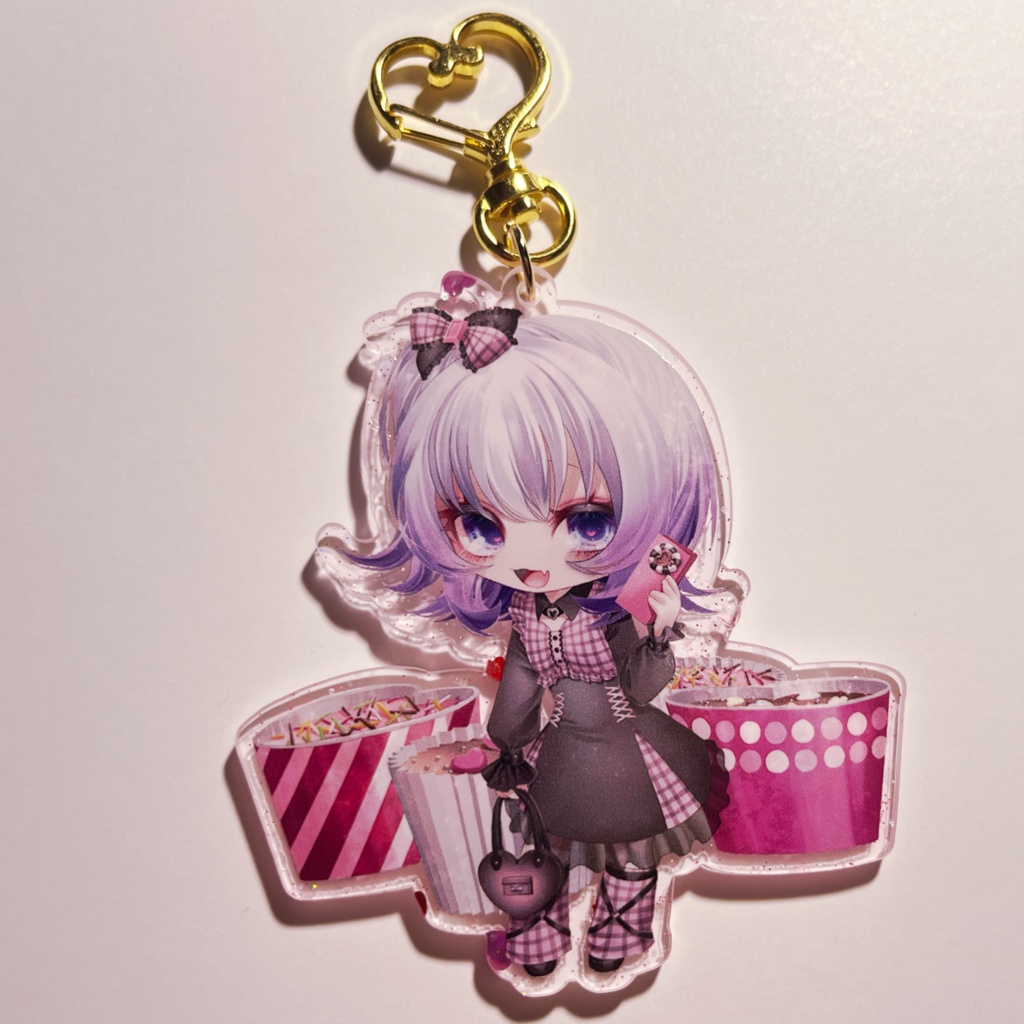 ちびキャラチョコレートアクリルキーホルダー