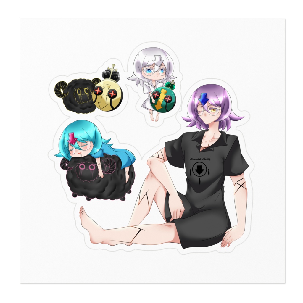 ベッドマン　ステッカー