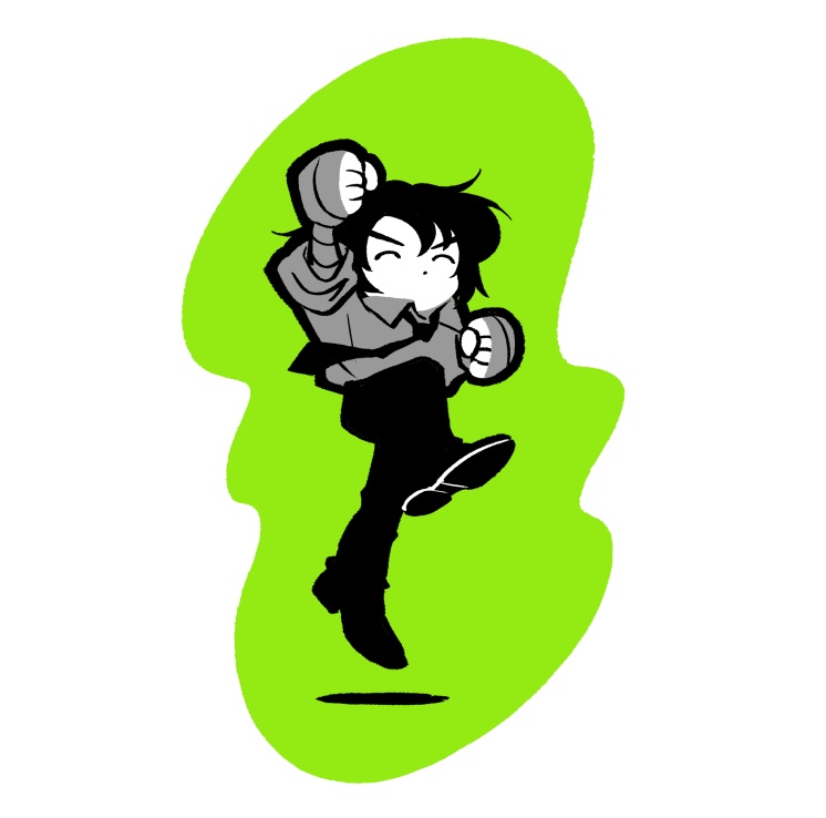 ステッカー（蛍光グリーン）