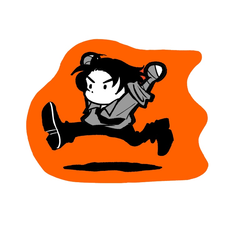 ステッカー（蛍光オレンジ）