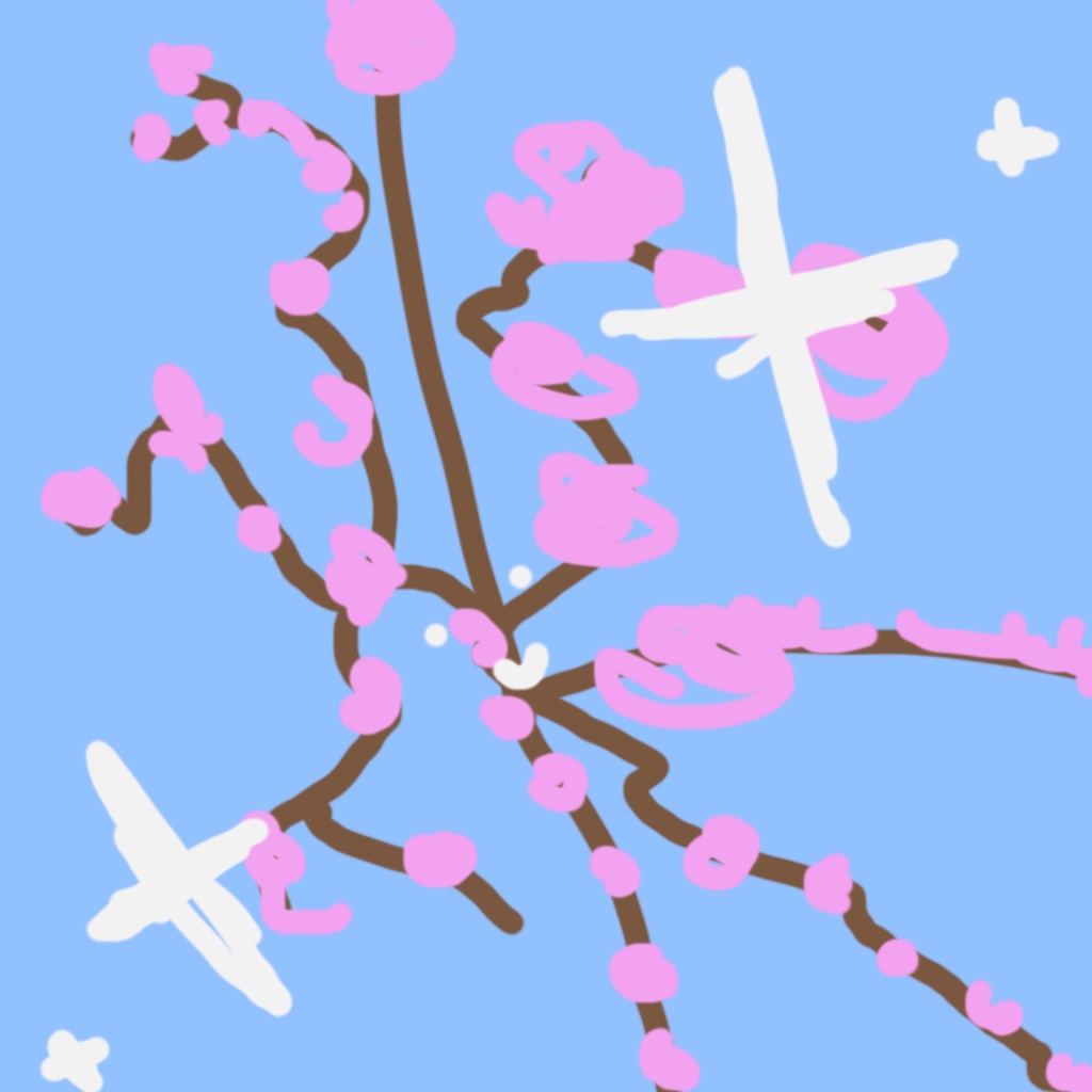 桜と青空