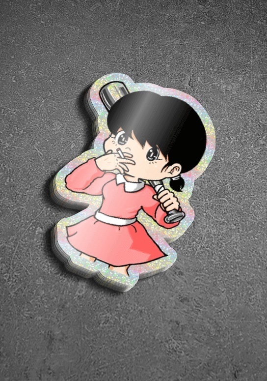 (完売)【限定版】ステッカー6種類 + キラバッチ + 電子書籍【だばちゃんスーパートリップセット】