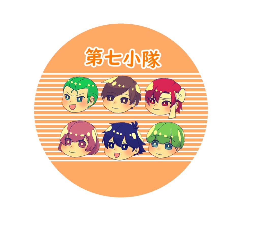 第七小隊 缶バッチ