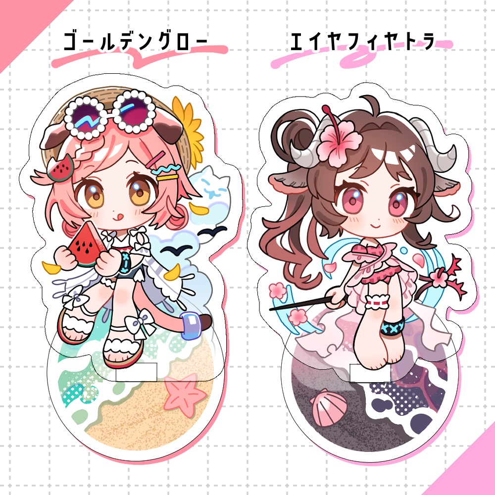 アクリルスタンド　水着コーデver.