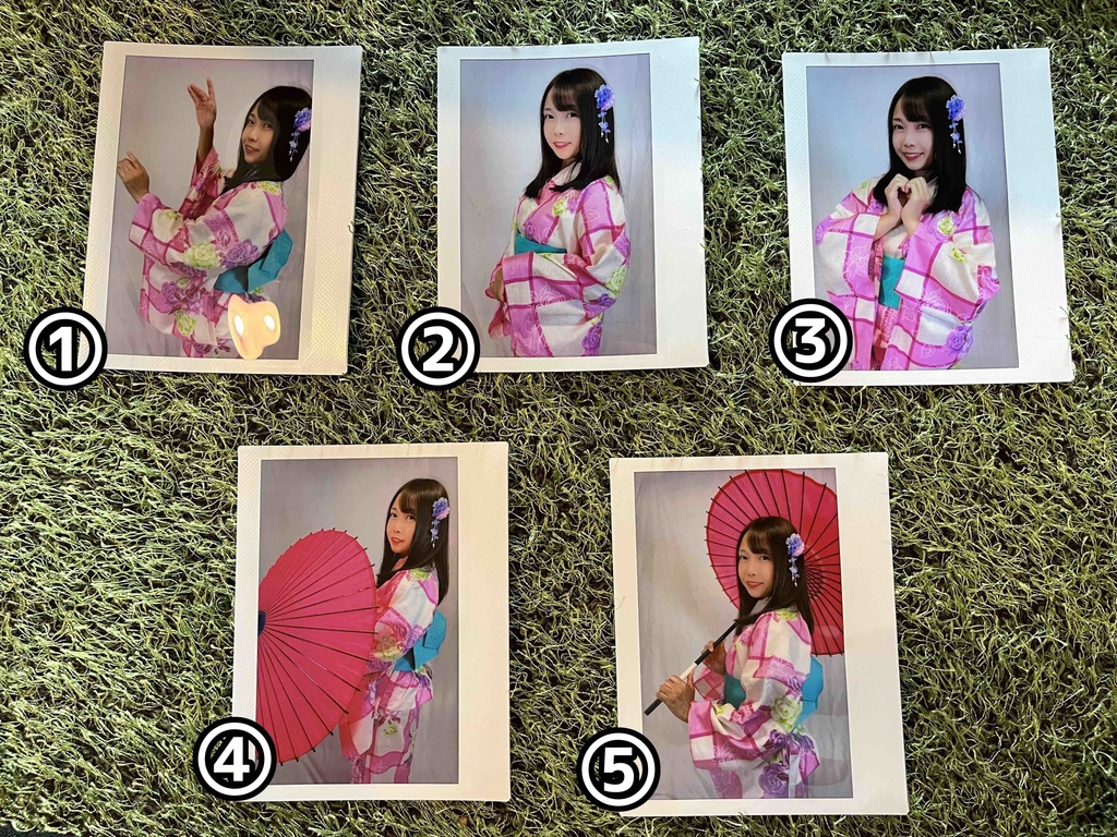 【ROUTE258】苺たると浴衣ワイドチェキ【落書きなし】