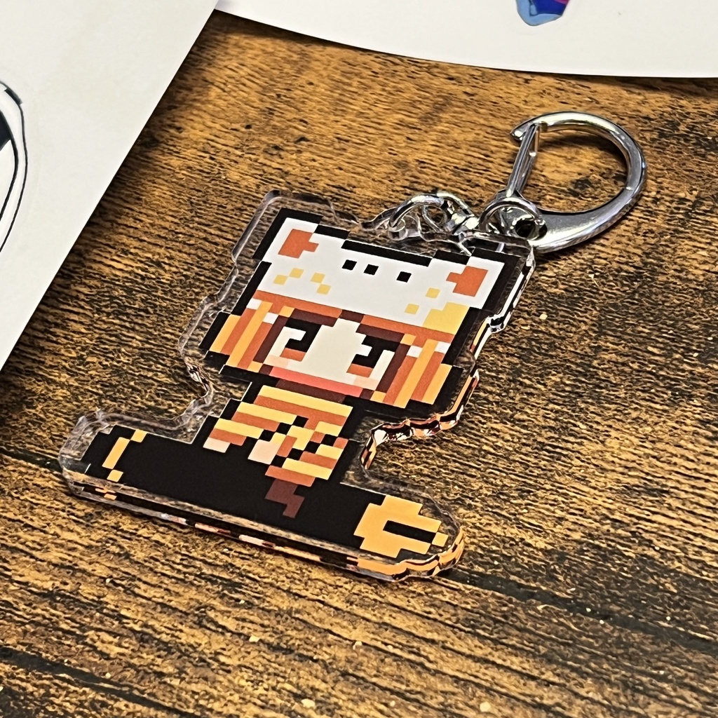 ドットがアクキーに！？