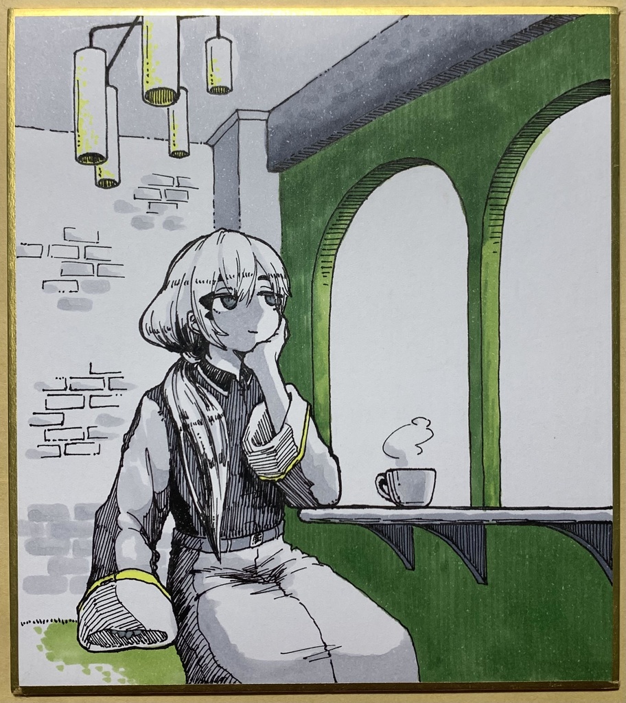 原画　喫茶グリーン