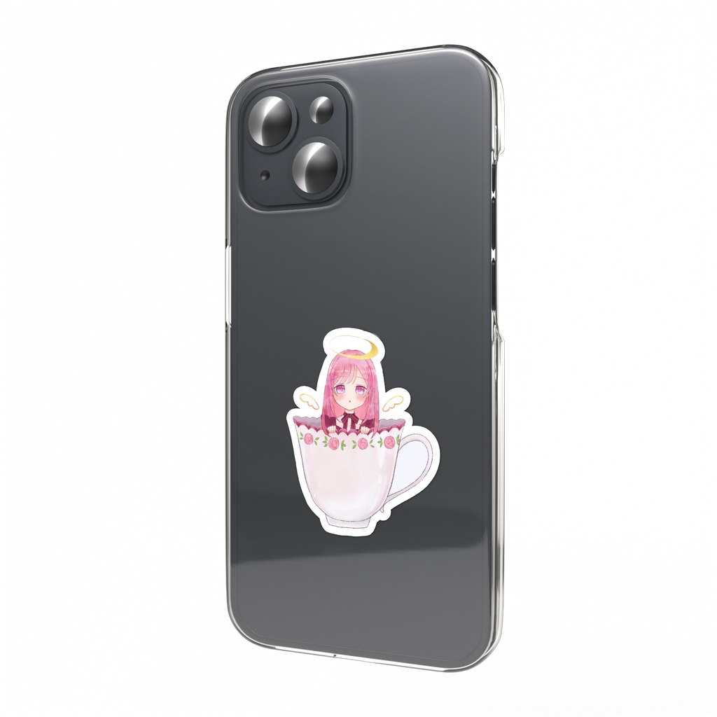 天使ちゃんティーカップステッカー