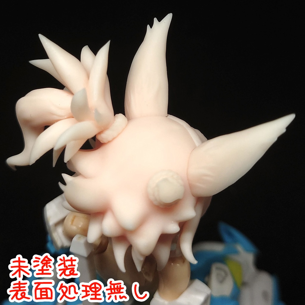 朱羅 & BK汎用ツインテール髪パーツ 狐耳 - (C式)