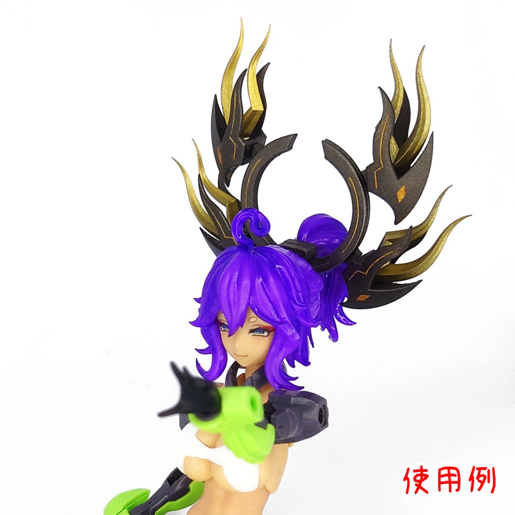 朱羅/皇巫專用 髪パーツVol.3 女王style (含王冠 Ver.) (2nd Batch: Jul)発送期間本文参照