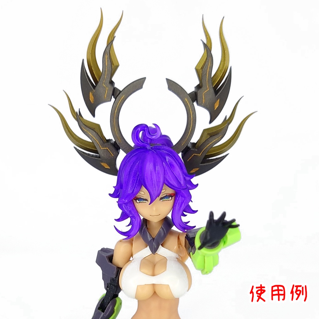 朱羅/皇巫專用 髪パーツVol.3 女王style (含王冠 Ver.) (2nd Batch: Jul)発送期間本文参照