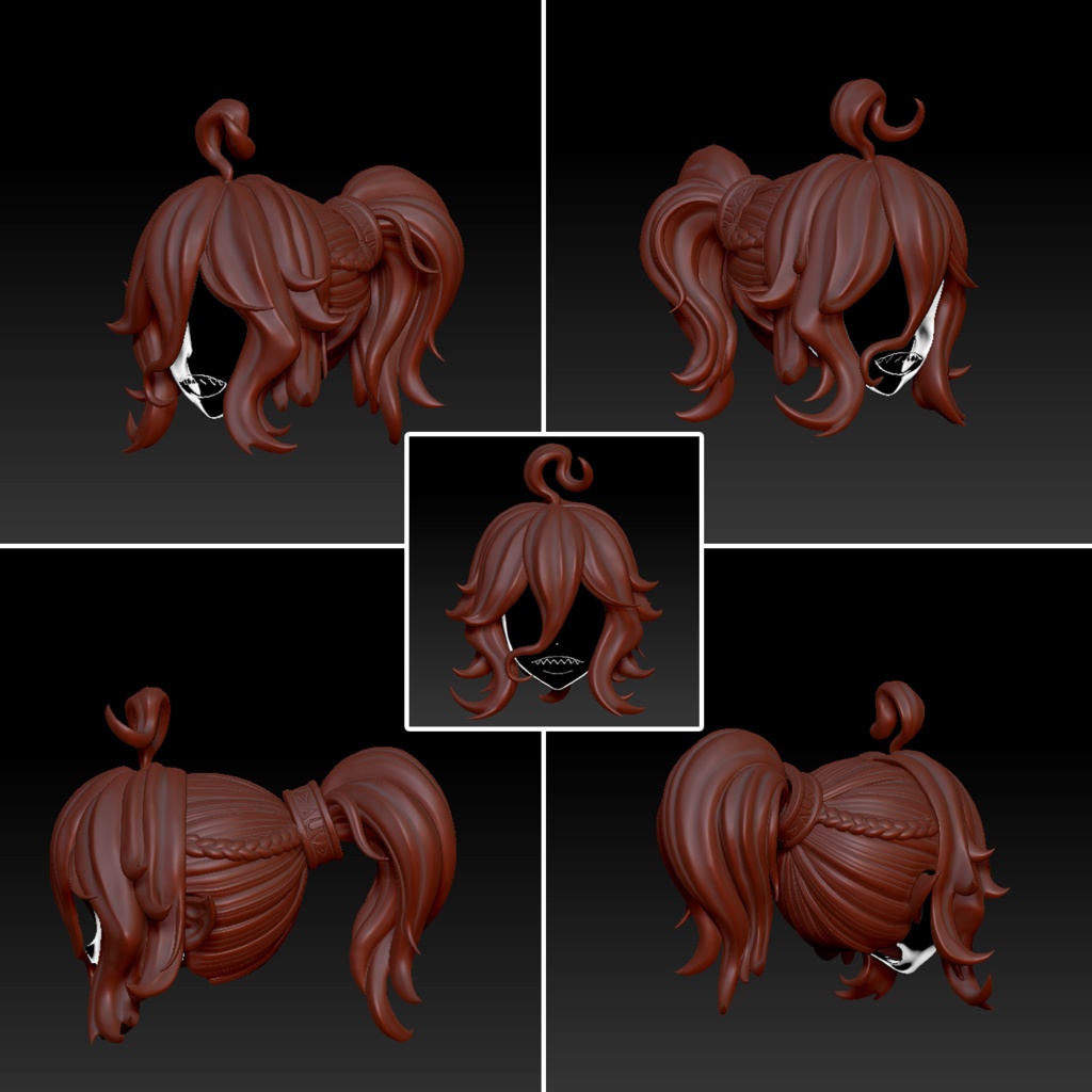 朱羅/皇巫專用 髪パーツVol.3 女王style (2nd Batch: Jul)発送期間本文参照