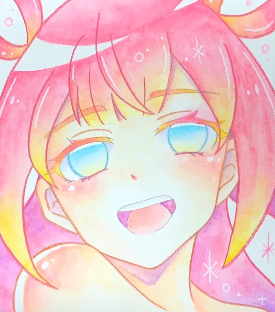 海の拠り所（原画•ミニ色紙）