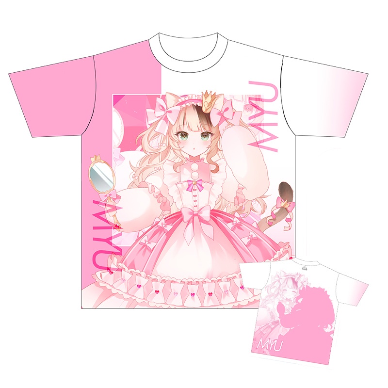 みゅうフルグラTシャツ【XL】