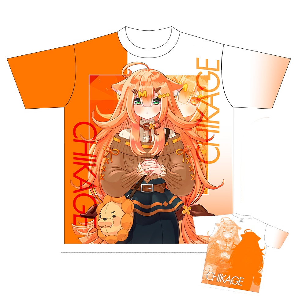 ちかげフルグラTシャツ【XL】
