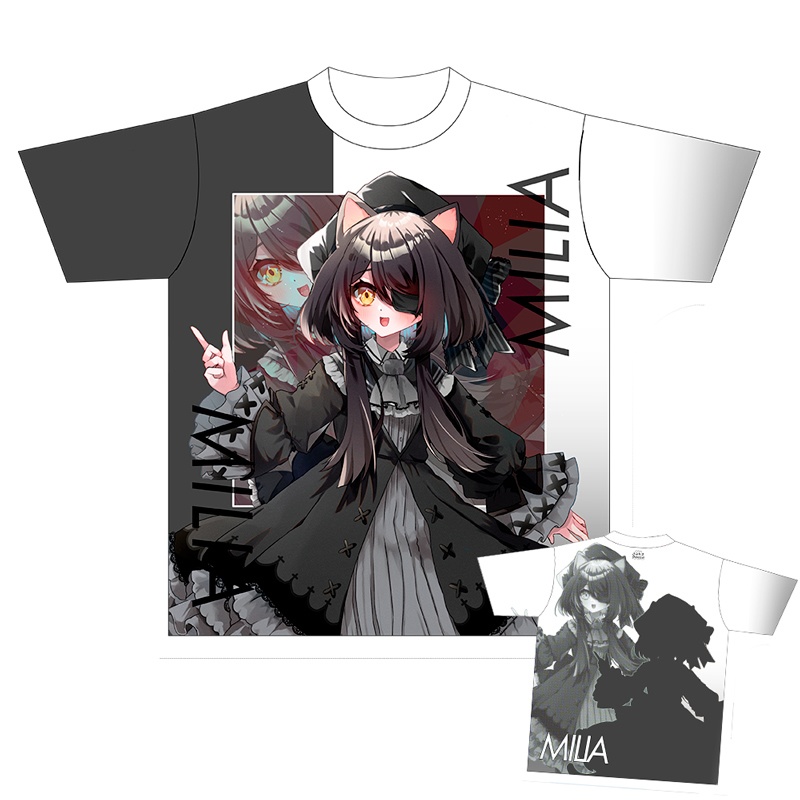 ミーリアフルグラTシャツ【XL】