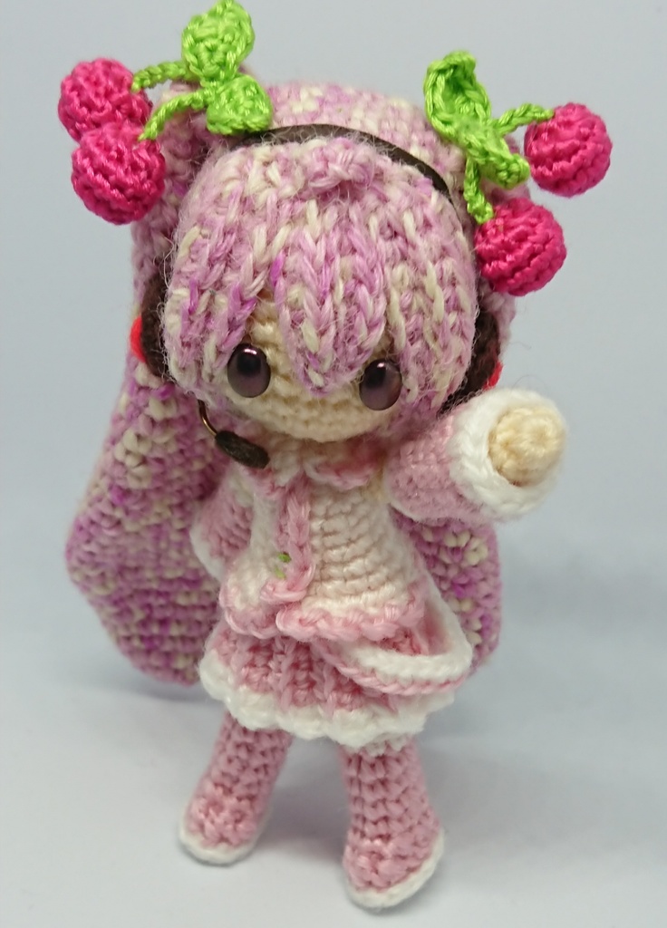 桜ミク あみぐるみ 【4/18 21:00~22:00】