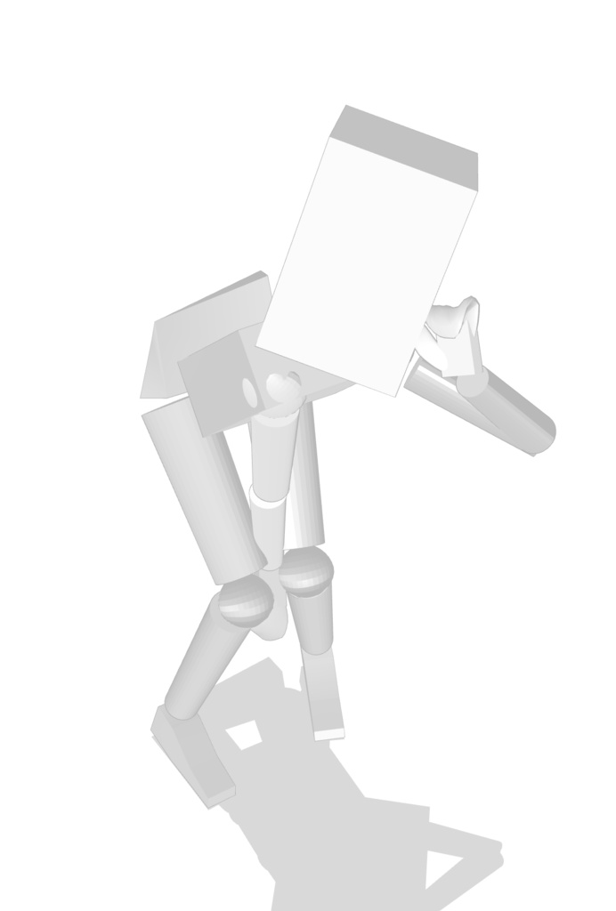 【クリスタ3D素材】箱型デッサン人形