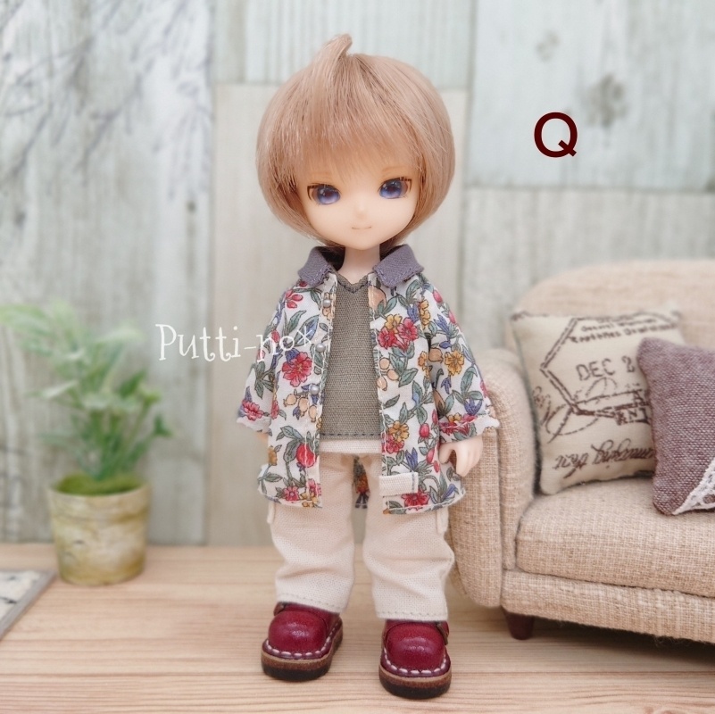 【オビツ11サイズ】ミドル丈シャツ ガーデン 単品