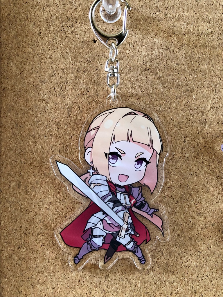 女騎士アクリルキーホルダー（Aタイプ）