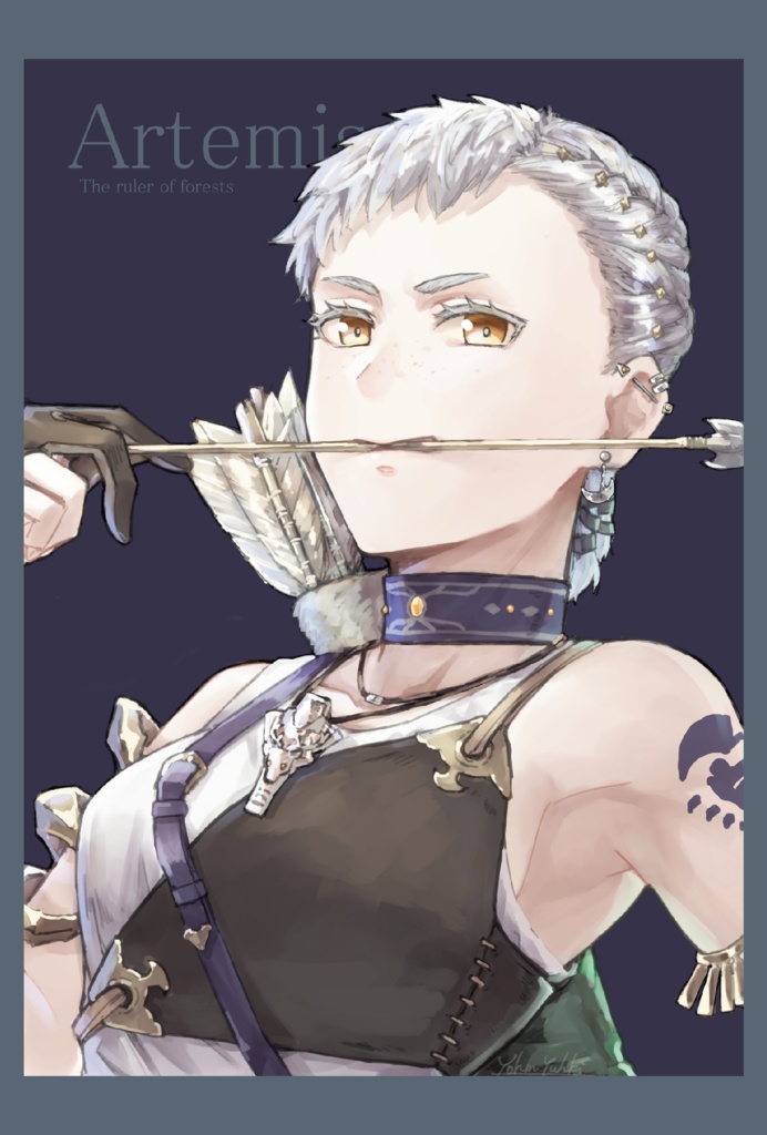 ギリシャ女神ポストカード