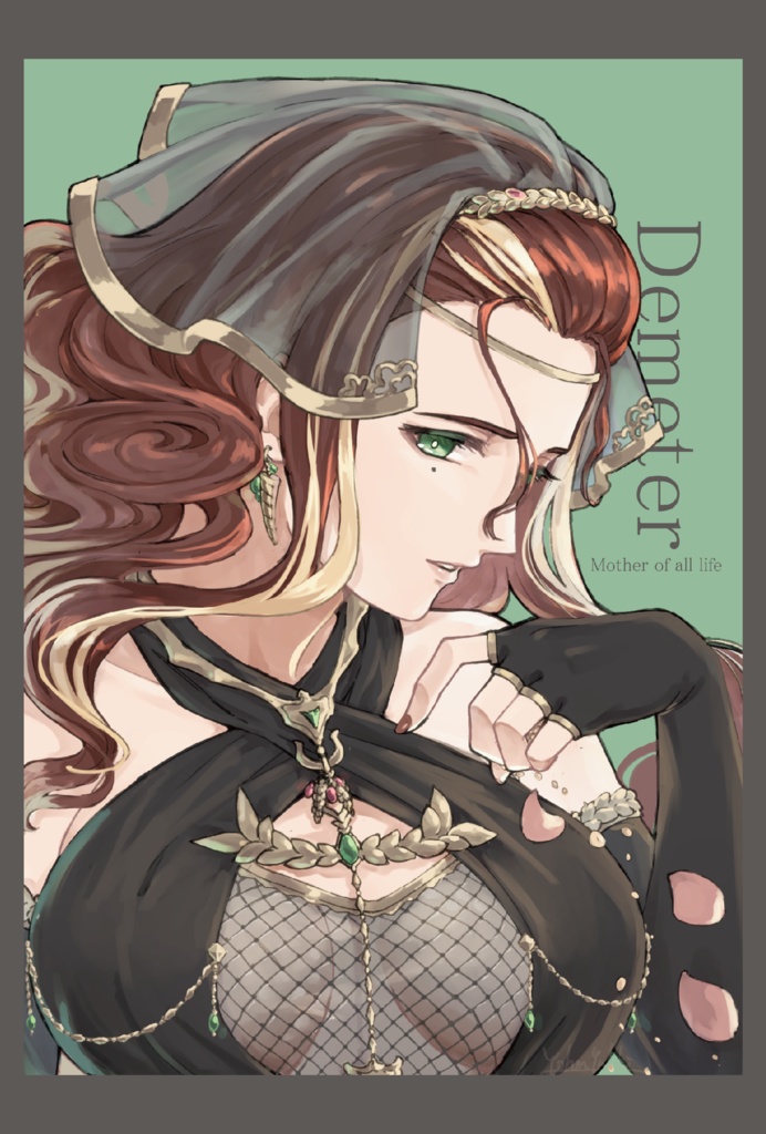 ギリシャ女神ポストカード