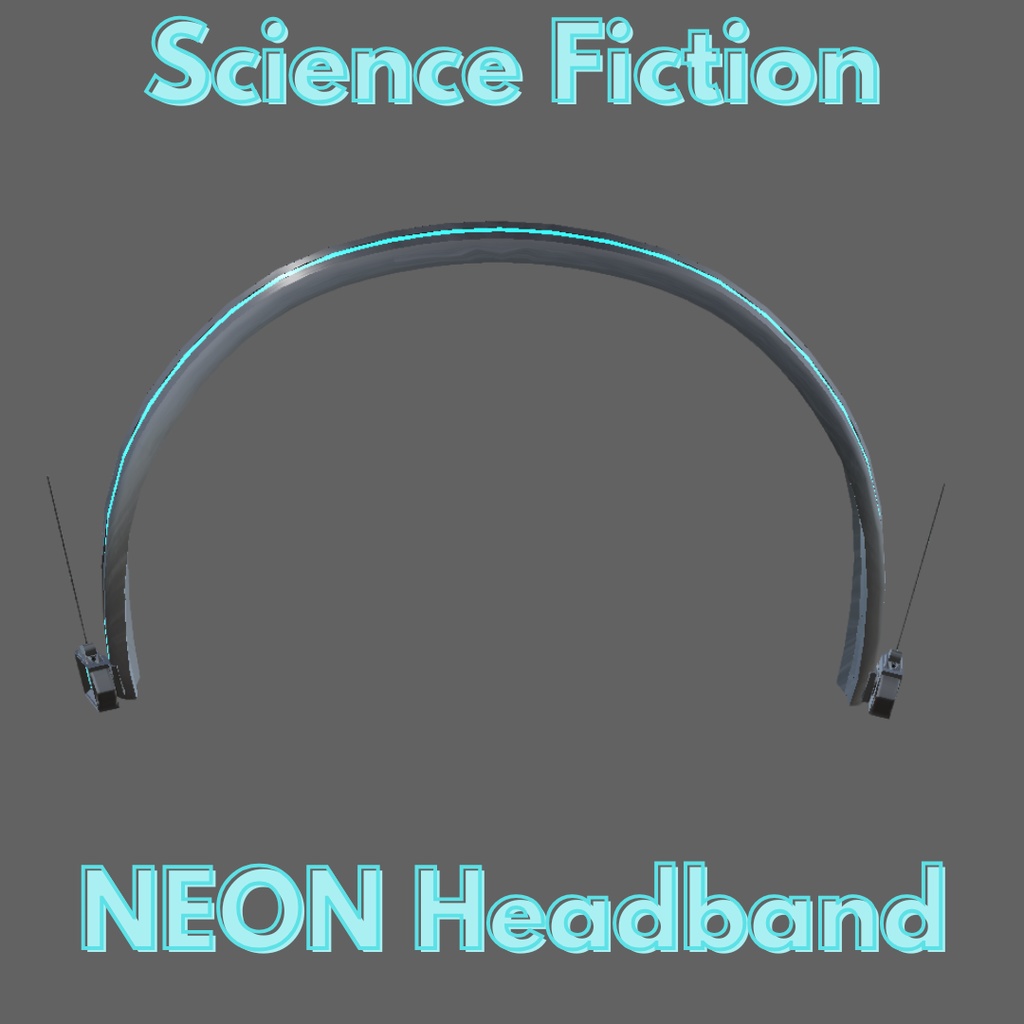 【VRC向け】Sci-Fi Headband【Modular Avatar対応】